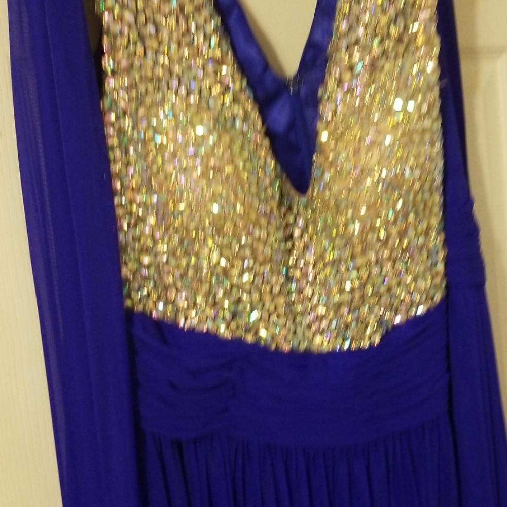 💙Siveny's Closet Royal Blue Formal/ Prom Dress-Size 20/💙 - Picture 6 of 8